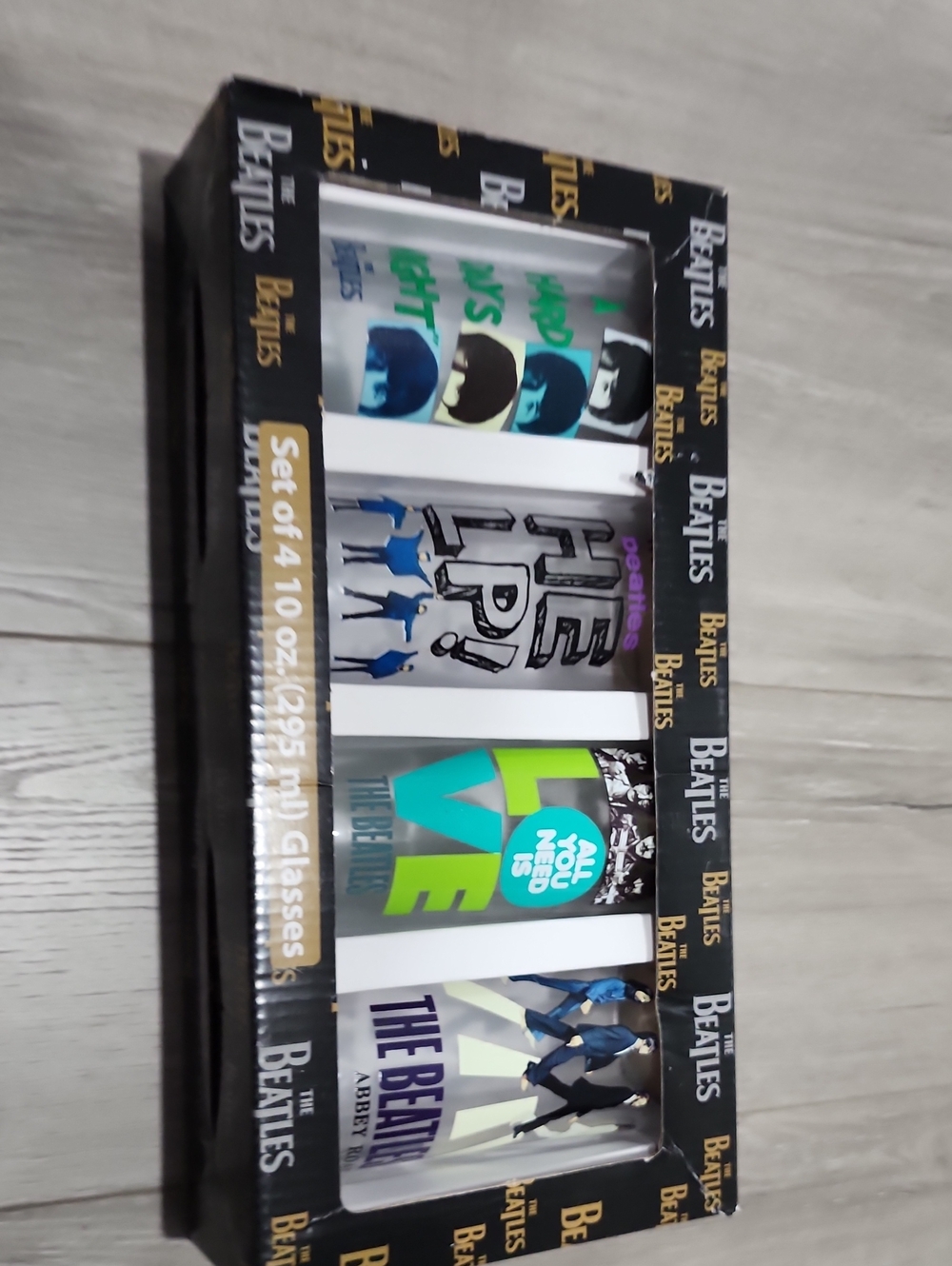 Beatles Drinking Glasses Set Of 4